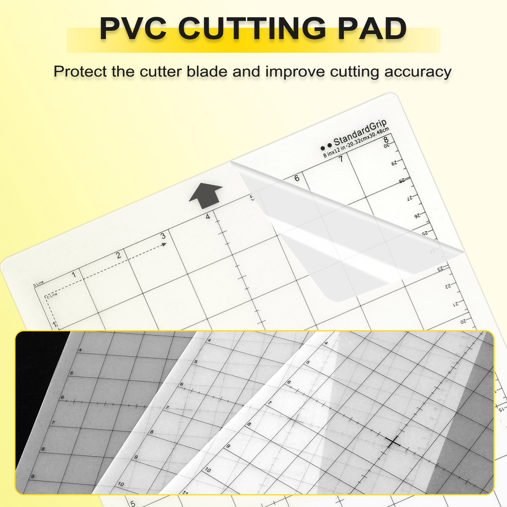 Plotter Cutting Mat - 3Pcs Replacement Cutting Mat Adhesive Mat