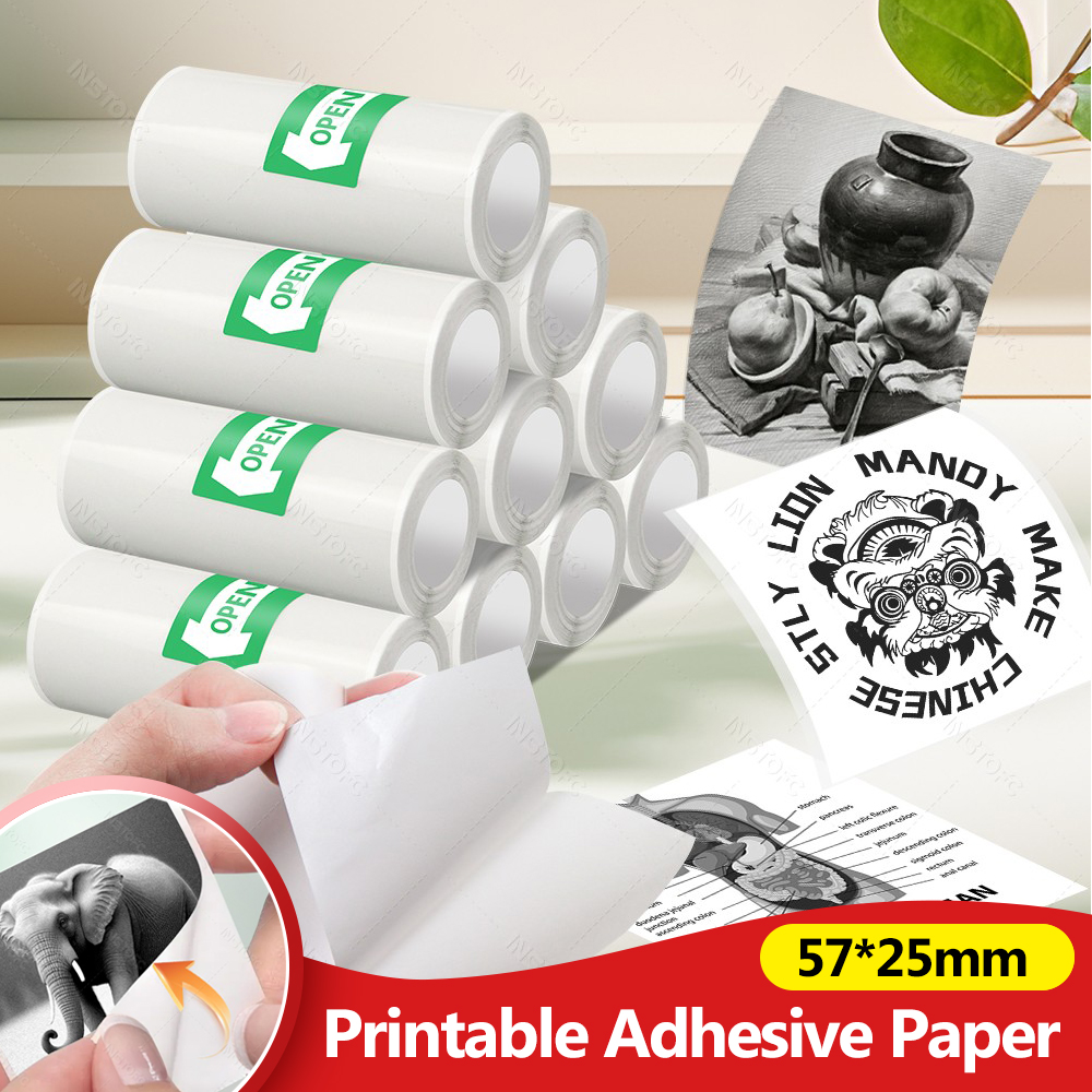 Heat Transfer Vinyl Roll - Printable Adhesive Paper 3~15 Pcs Mini