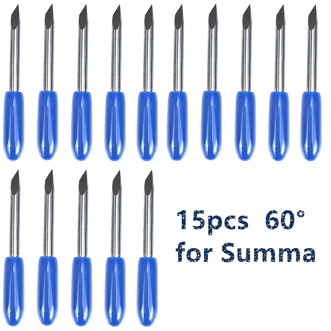 Cutting Plotter Blade - 60 Degree 15pcs Summa Plotter Vinyl