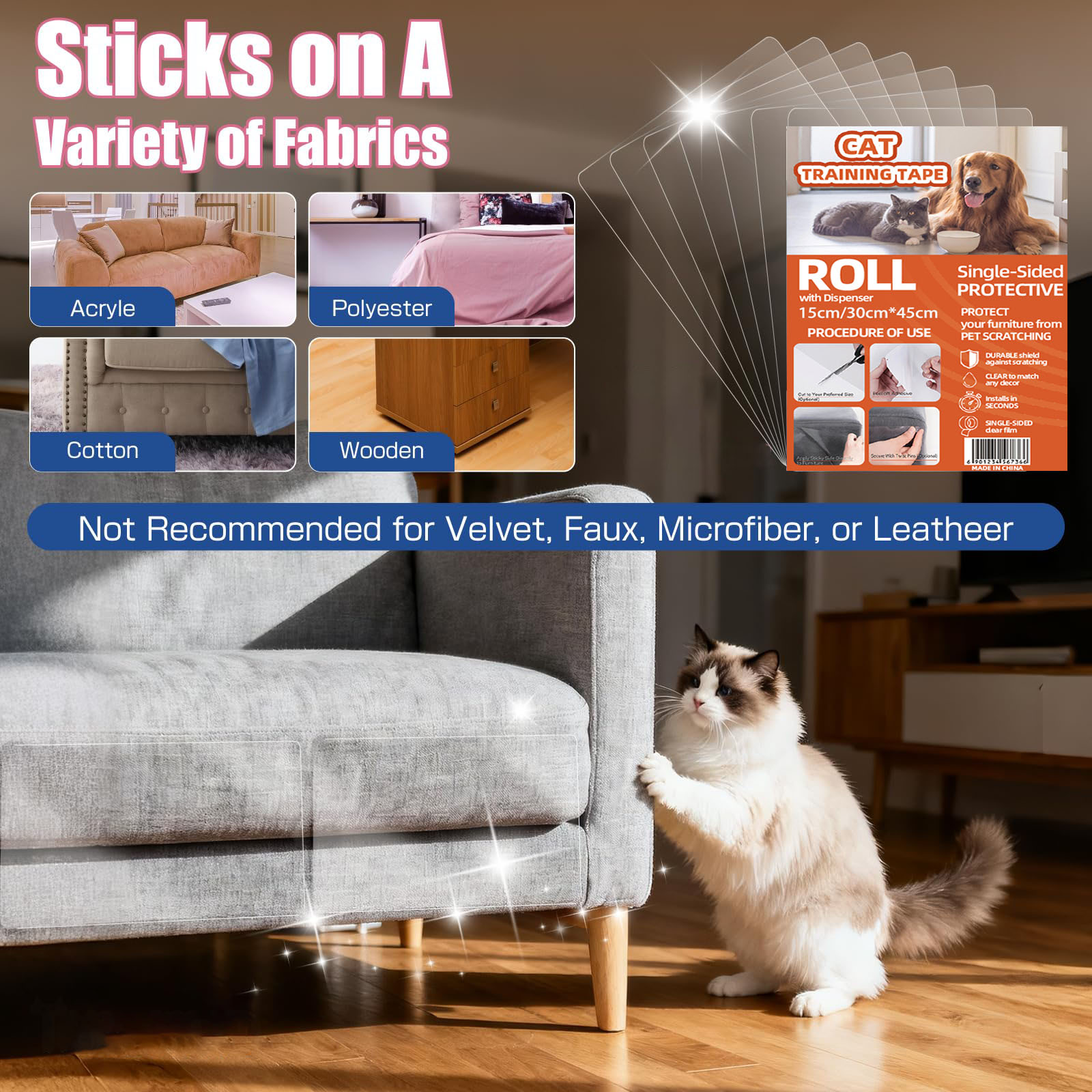 10PCS Cat Scratch Furniture Pr - Heat Transfer Vinyl Roll review and price