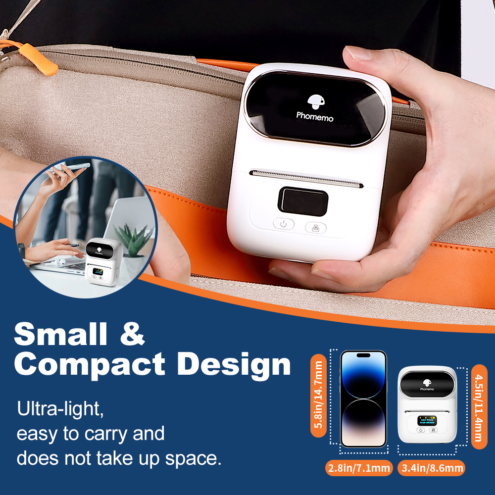 Phomemo Label Printer M110 Lab - Commercial Label Printing Machine review and price