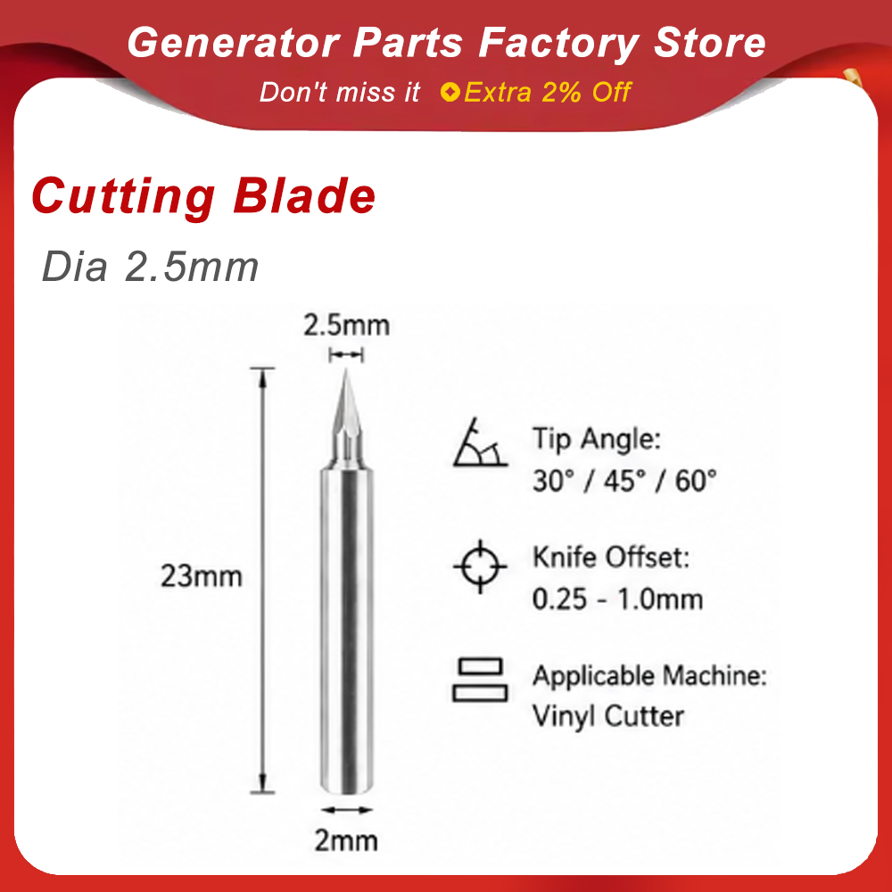 Dia 2.5mm GCC Jaguar Cutting B - Cutting Plotter Blade review and price