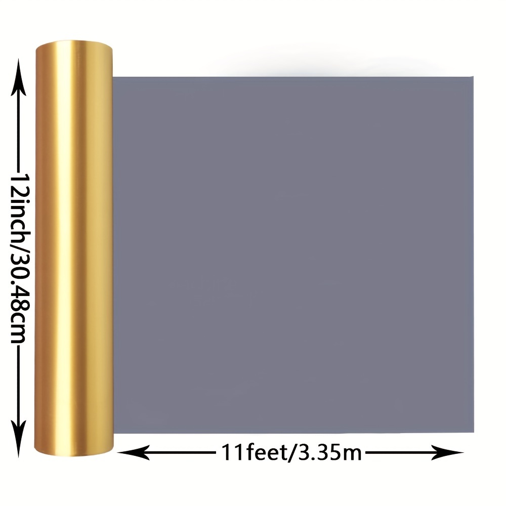 1 Pack, PU Soft Metal Heat Tra - Heat Transfer Vinyl Roll review and price