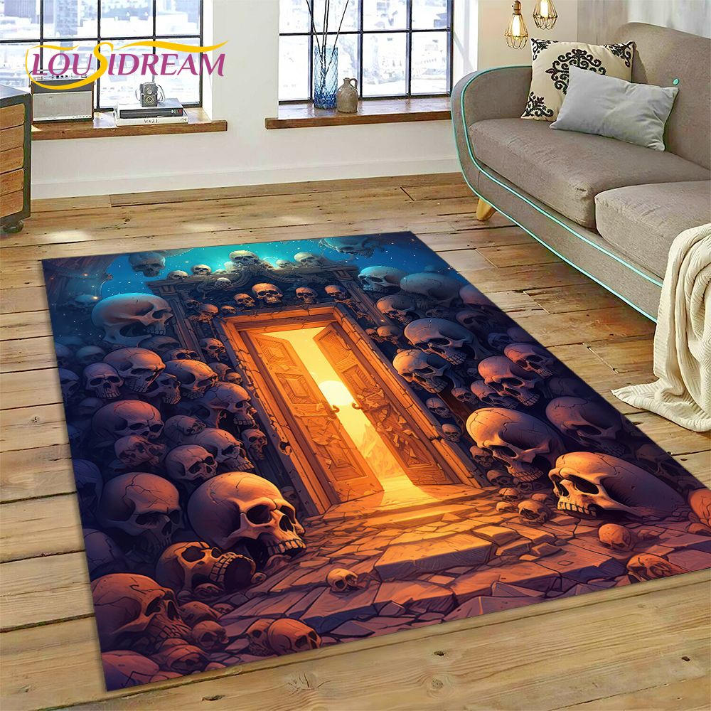 3D Horror Gothic Skull Skeleto - Commercial Printing Online review and price