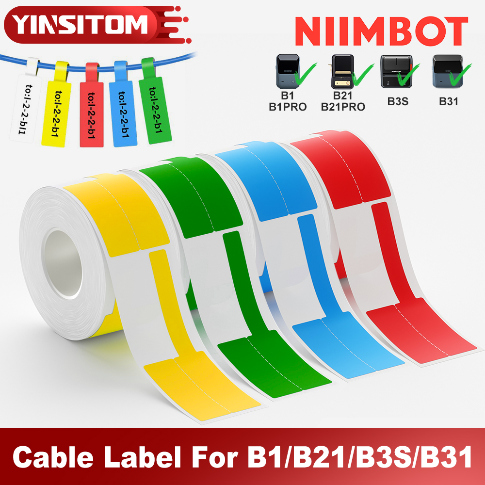 Niimbot Color Cable Label Wate - Heat Transfer Vinyl Roll review and price