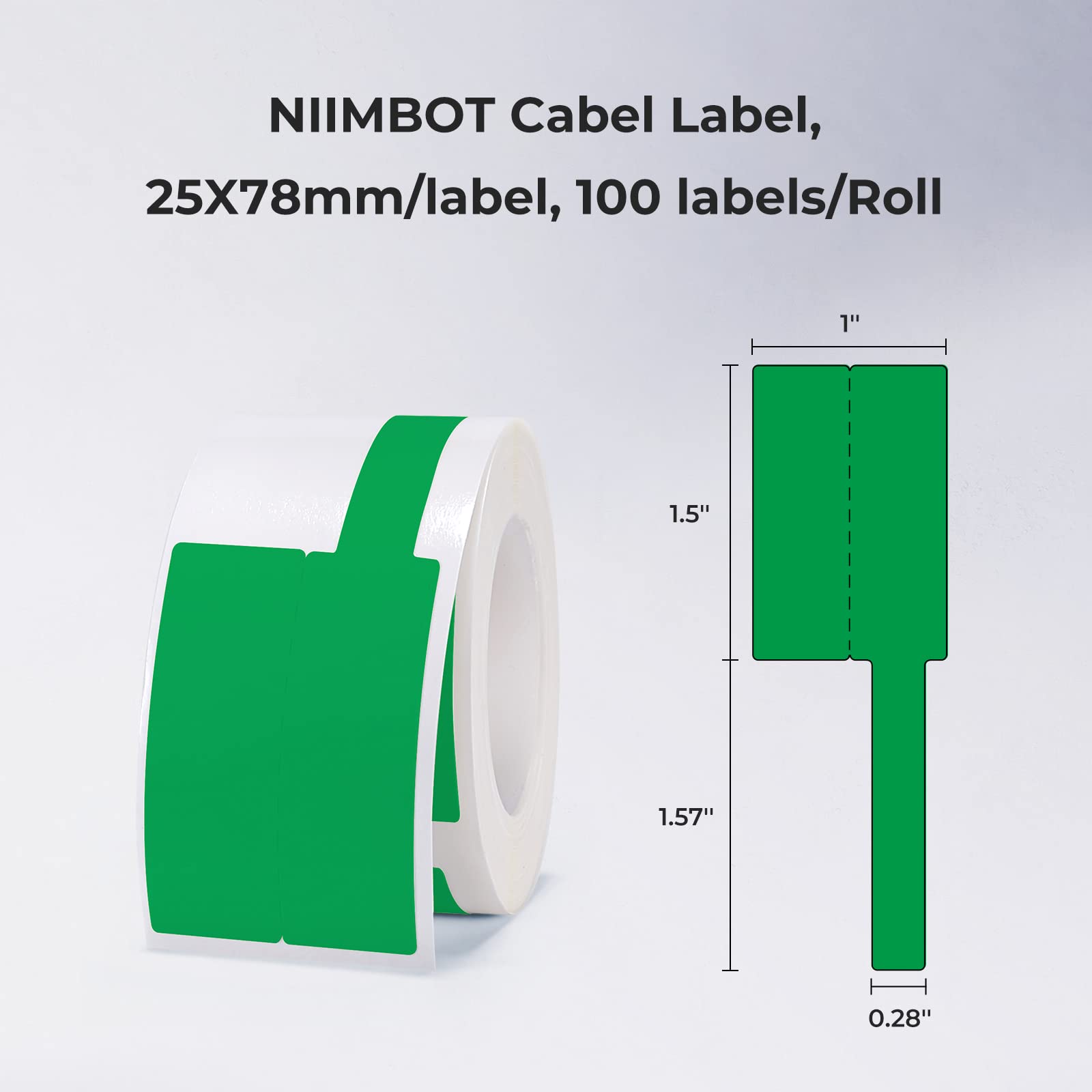 Niimbot Color Cable Label Wate - Heat Transfer Vinyl Roll review and price