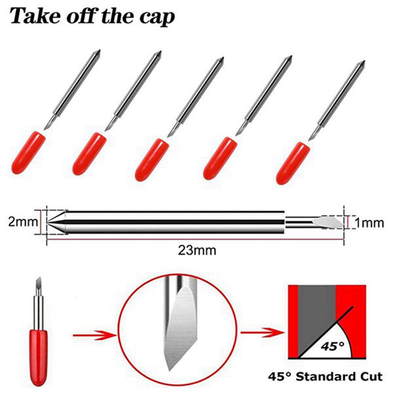 Hot 250Pcs 45 Degree For Rolan - Cutting Plotter Blade review and price