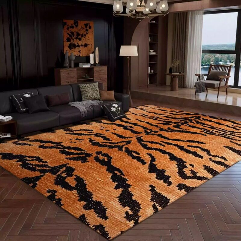 Retro Leopard Print Living Roo - Commercial Printing Online review and price