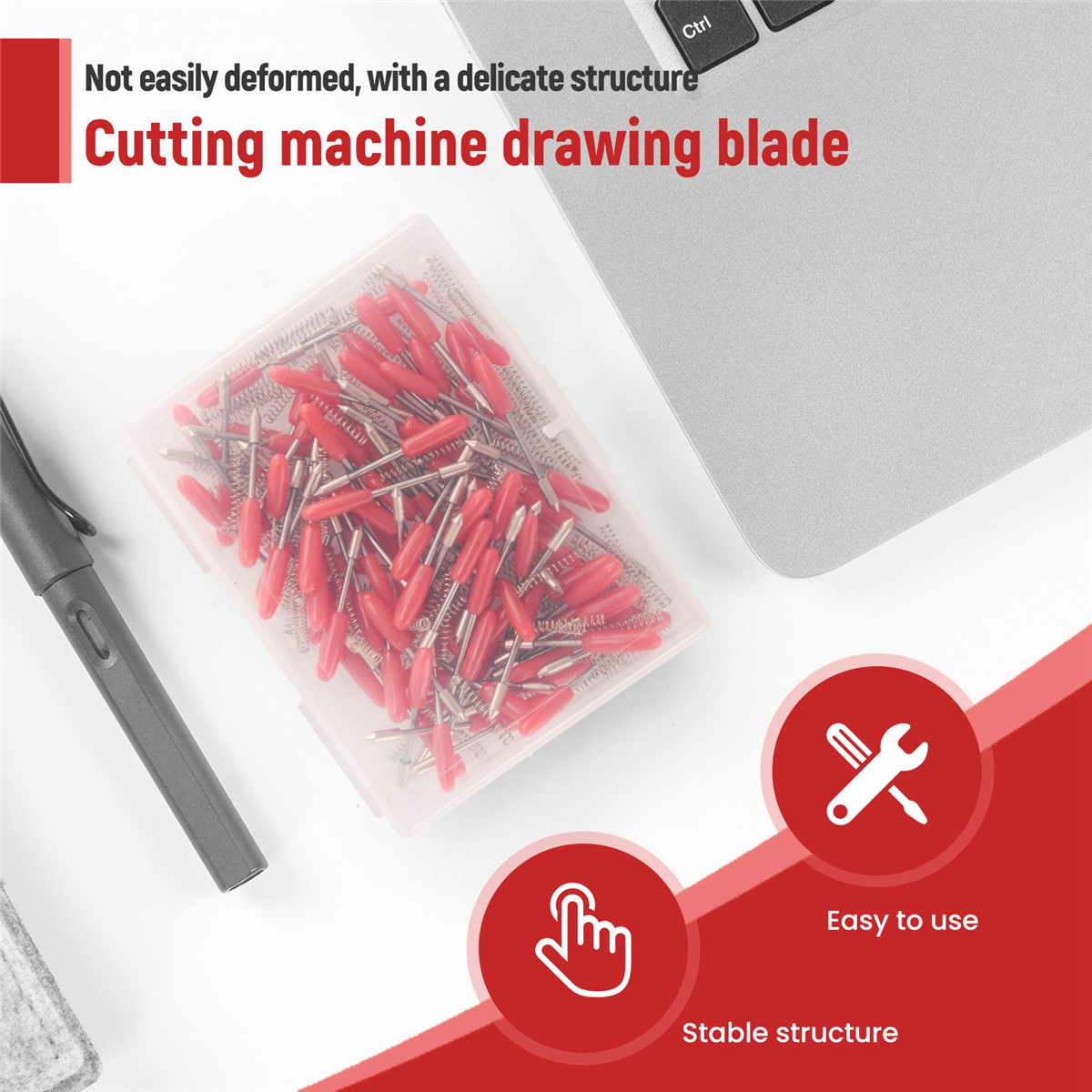 100Pcs 45 Degree Vinyl Cutter  - Cutting Plotter Blade review and price