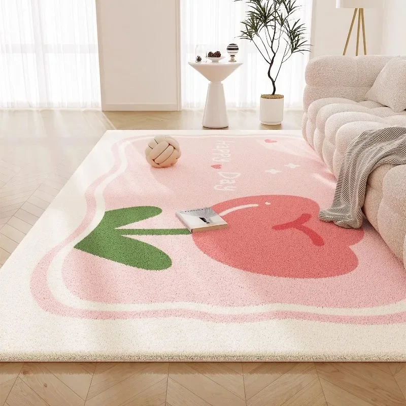 Sweet Pink Living Room Carpet  - Commercial Printing Online review and price